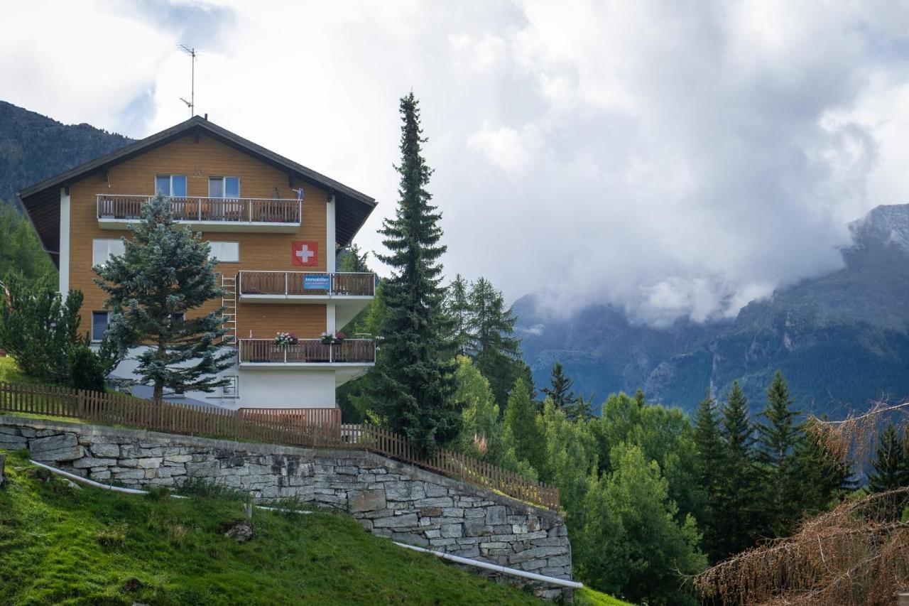 Panorama At Haus Waldheim Nr. 11 Apartment Grachen Luaran gambar