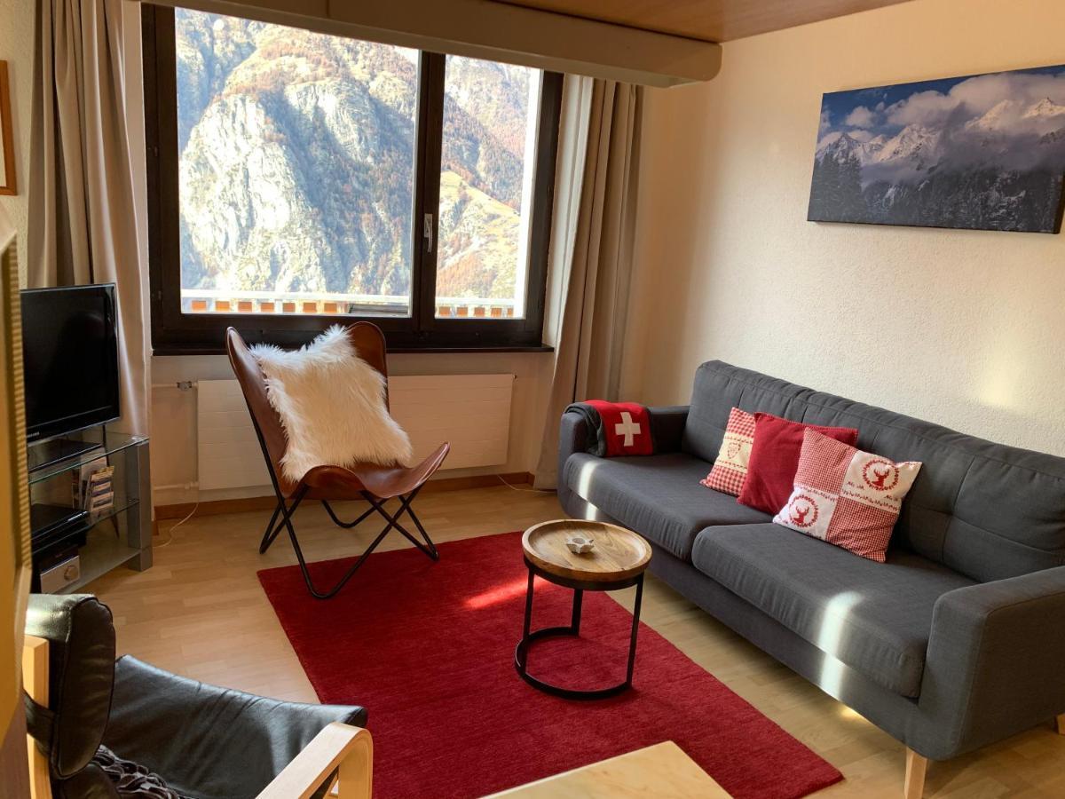 Panorama At Haus Waldheim Nr. 11 Apartment Grachen Luaran gambar